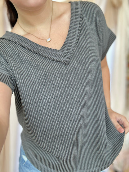 Kelly V Neck Relaxed Fit Top