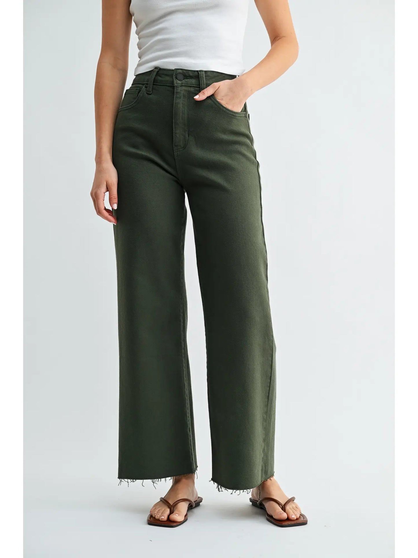 Ivy Scissor Cut Wide Leg