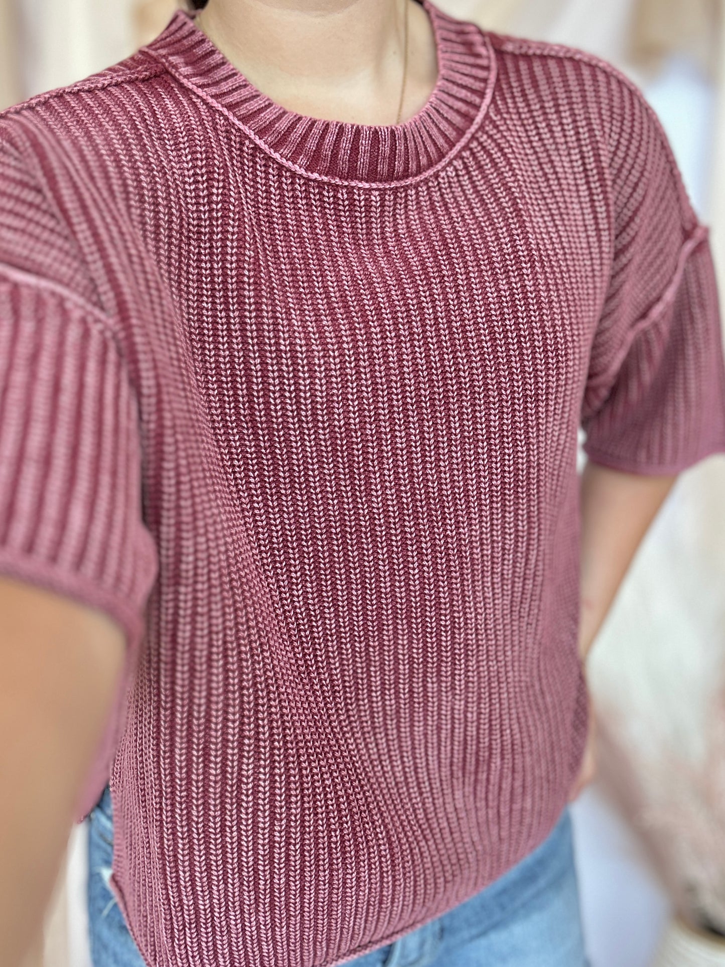 Simona Crew Sweater top