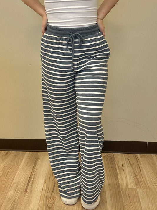 Blue Haze Drawstring Bottoms