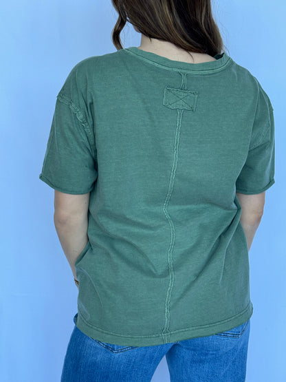 The Washed V-Neck Tee