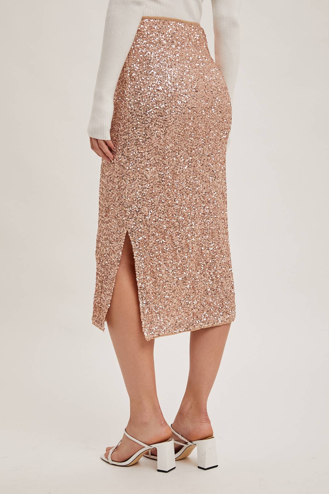 Glitter Glam midi Skirt