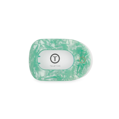 TELETIES - Flat Round Hair Clip | Small | Spring Splash