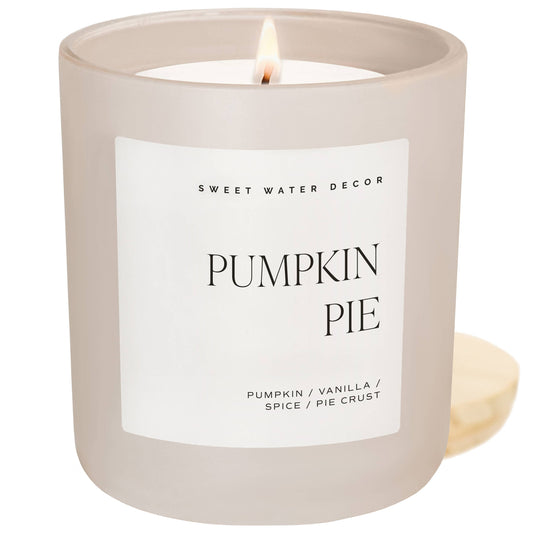 Pumpkin Pie 15 oz Soy Candle - Fall Decor & Gifts