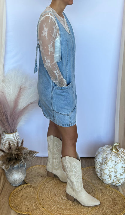 Falling for Denim Dress