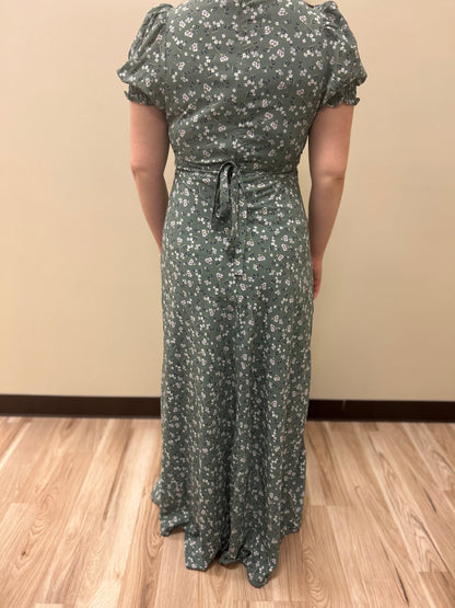 Sage & Petal Floral Dress