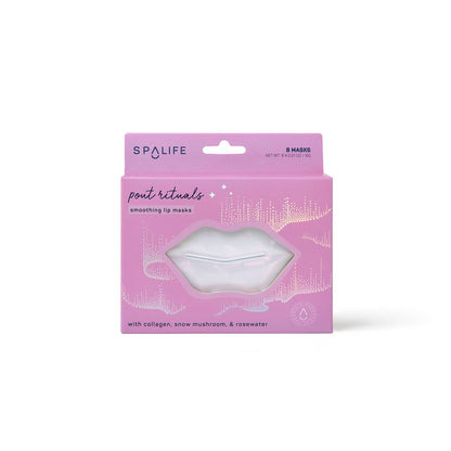 My Spa Life - Pout Rituals Smoothing Hydrogel Lip Masks - 8 Pairs