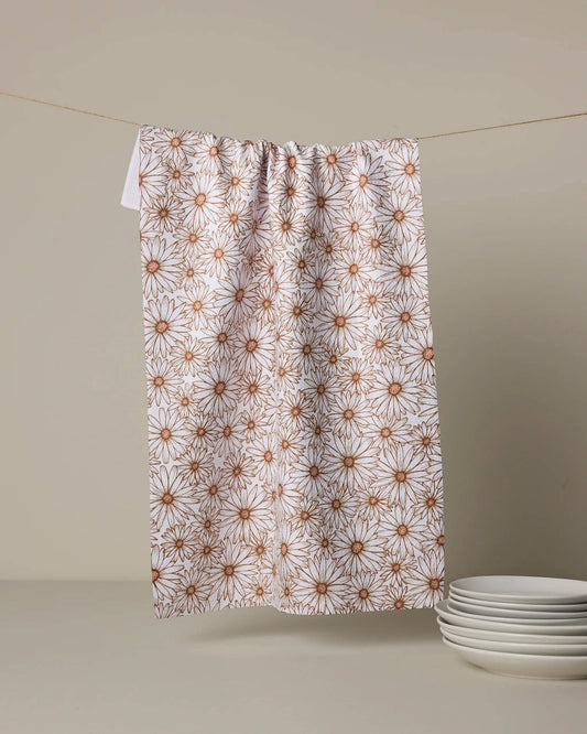 Geometry - Daisy Trail Tea Towel
