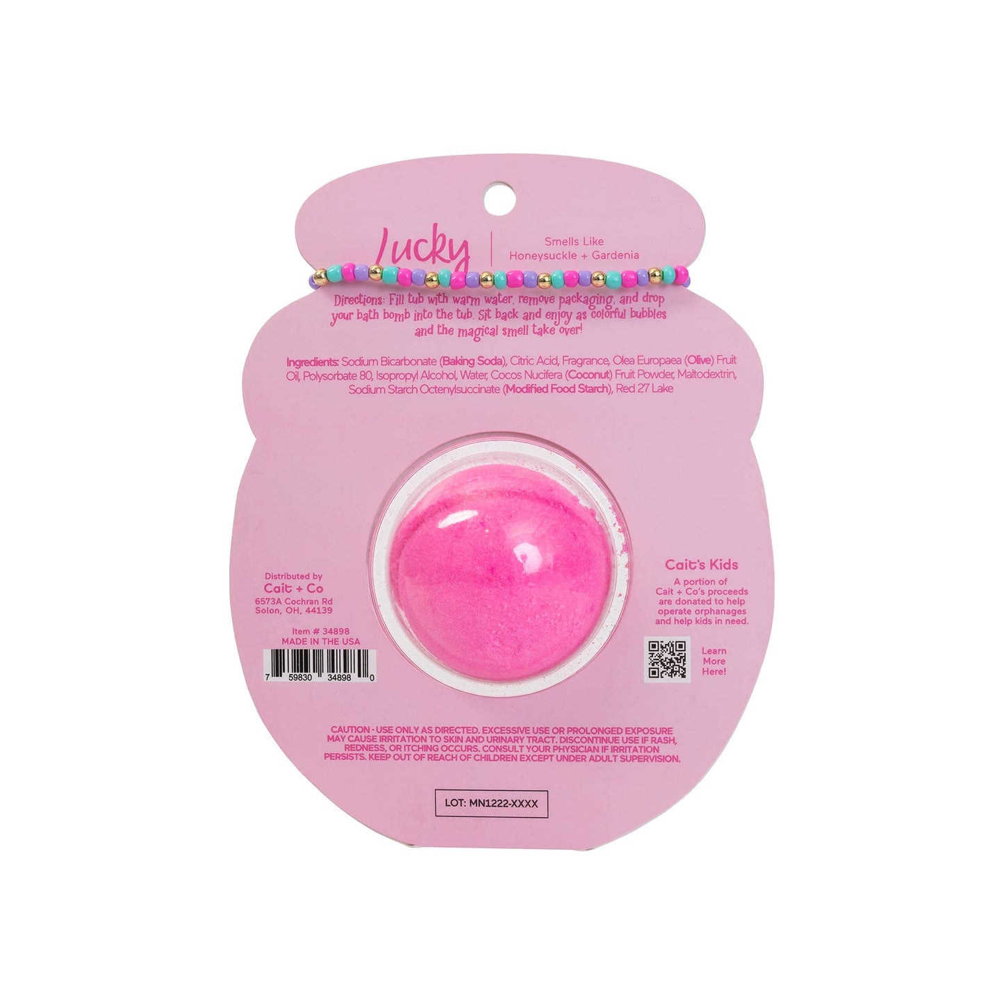 Friendship Bracelet Bath Bomb - Lucky | Forever Young Collection
