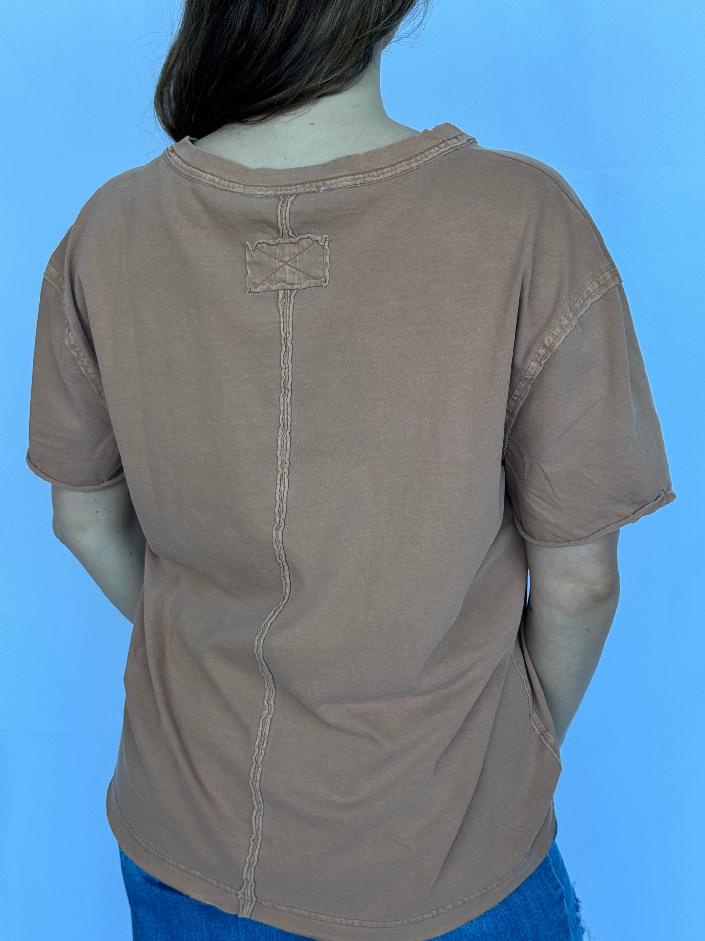 The Washed V-Neck Tee