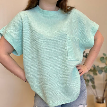 Easygoing Sheer Knit Top
