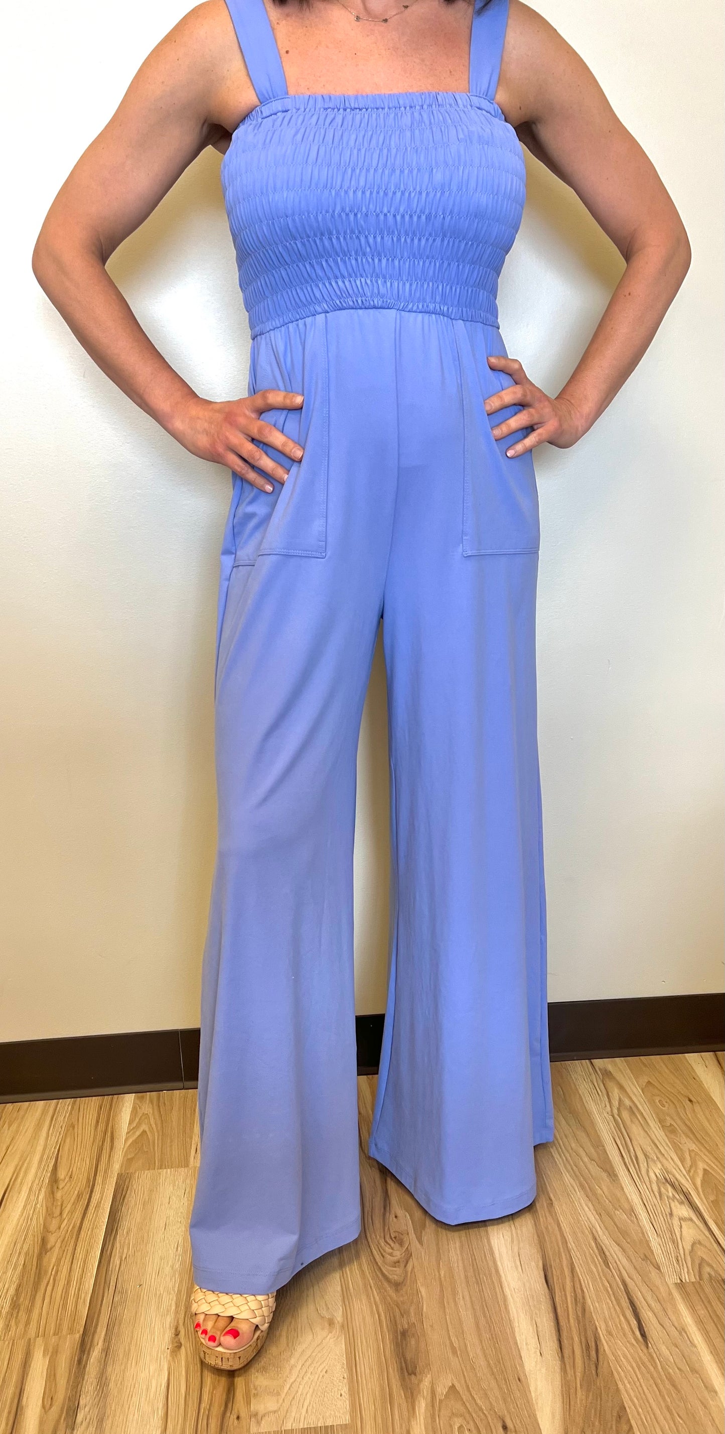 DAY IN THE LIFE SMOCKING JUMPSUIT