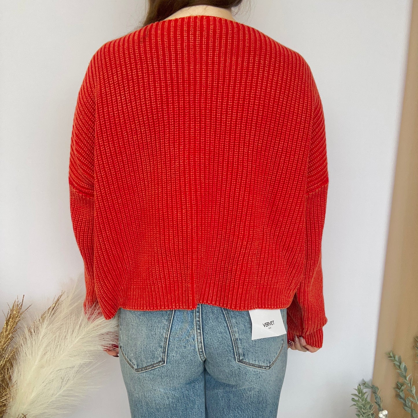 Scarlet Season-Ribbed Long Sleeve Cardigan