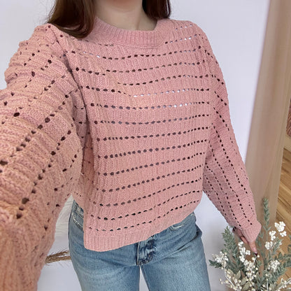 Sweetheart Chenille Sweater