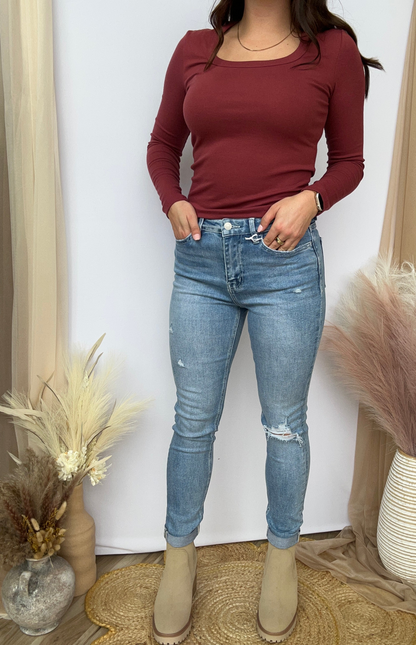 The Hadley Cuffed Jean