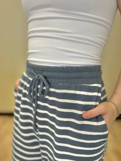 Blue Haze Drawstring Bottoms