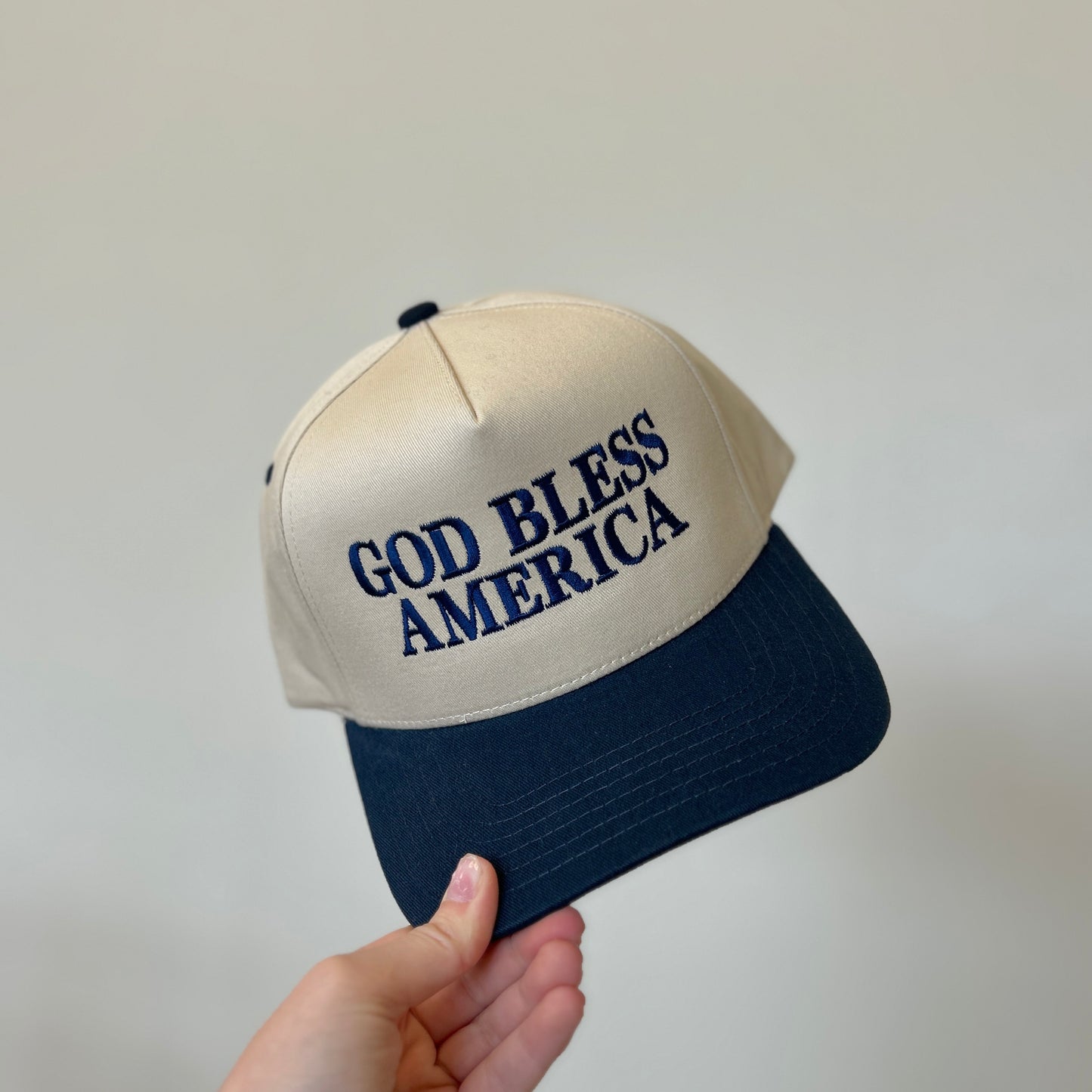 God Bless America Embroidered