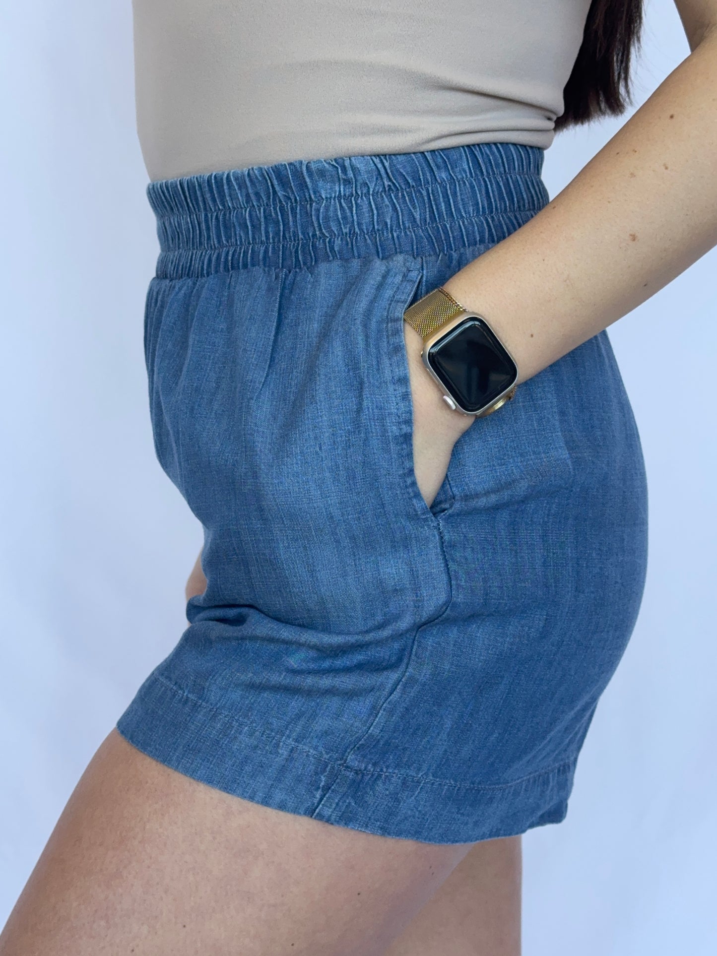 Weekend Comfort Denim Shorts