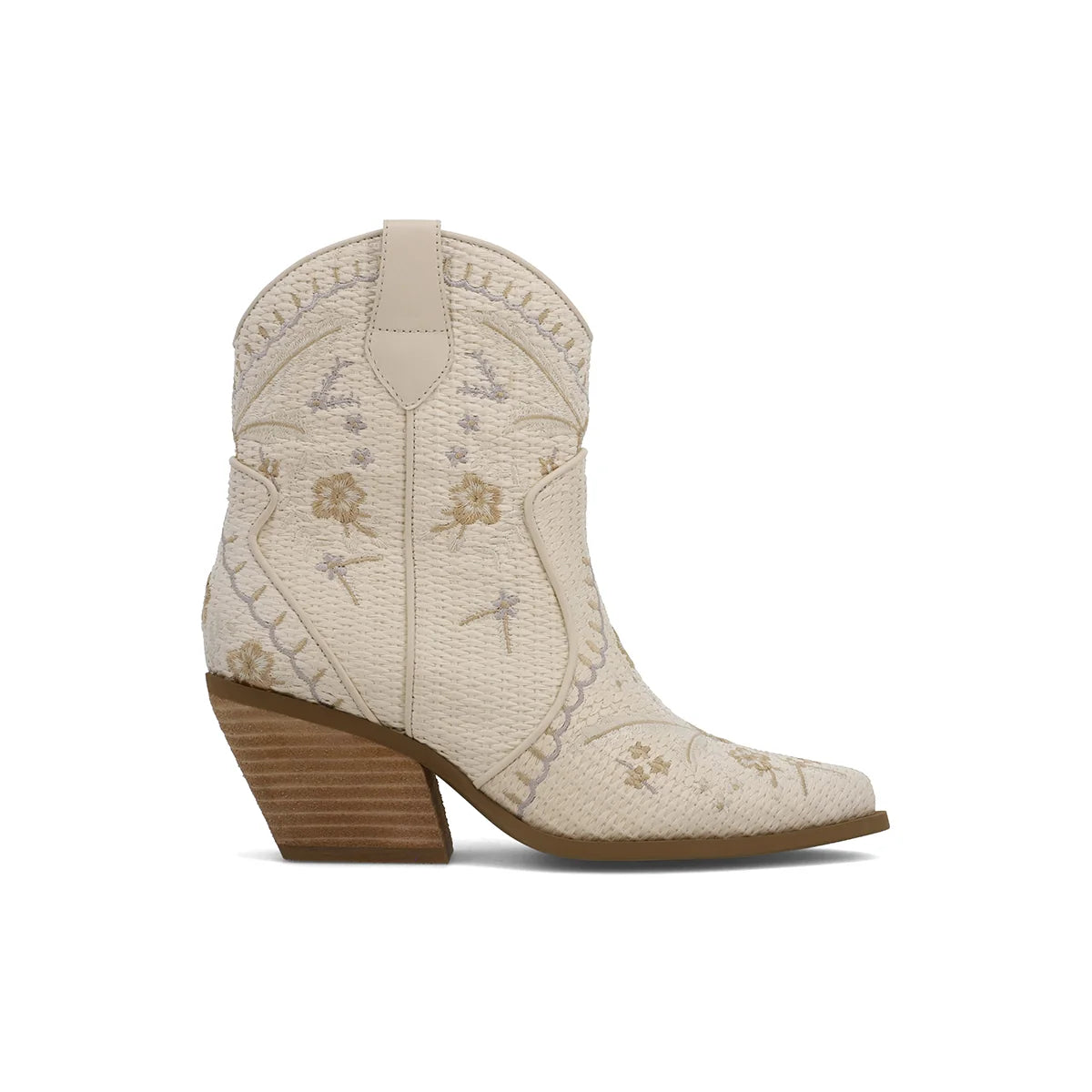Dalena Floral Raffia Boots