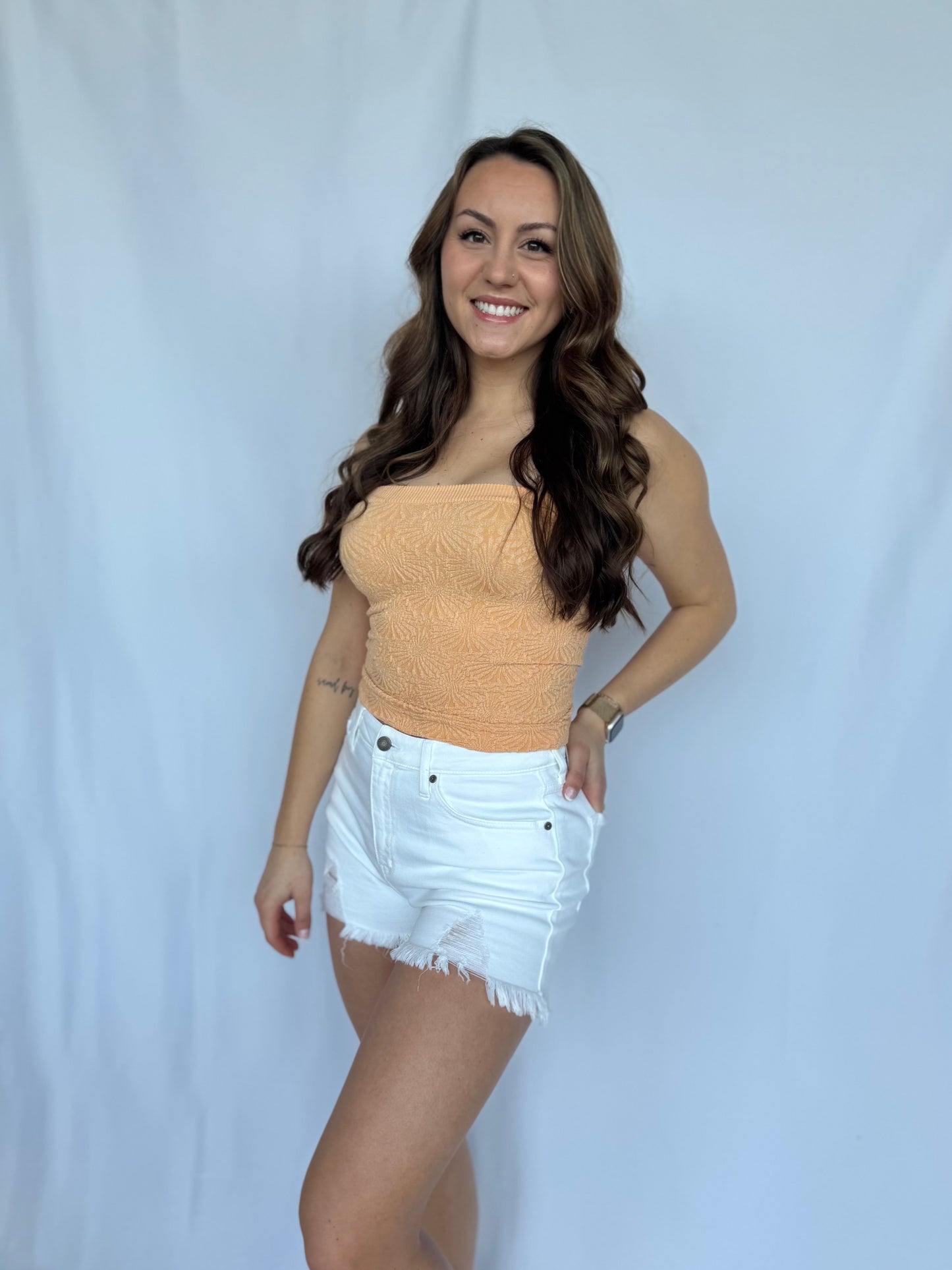 The Sunset Bloom Tube Top