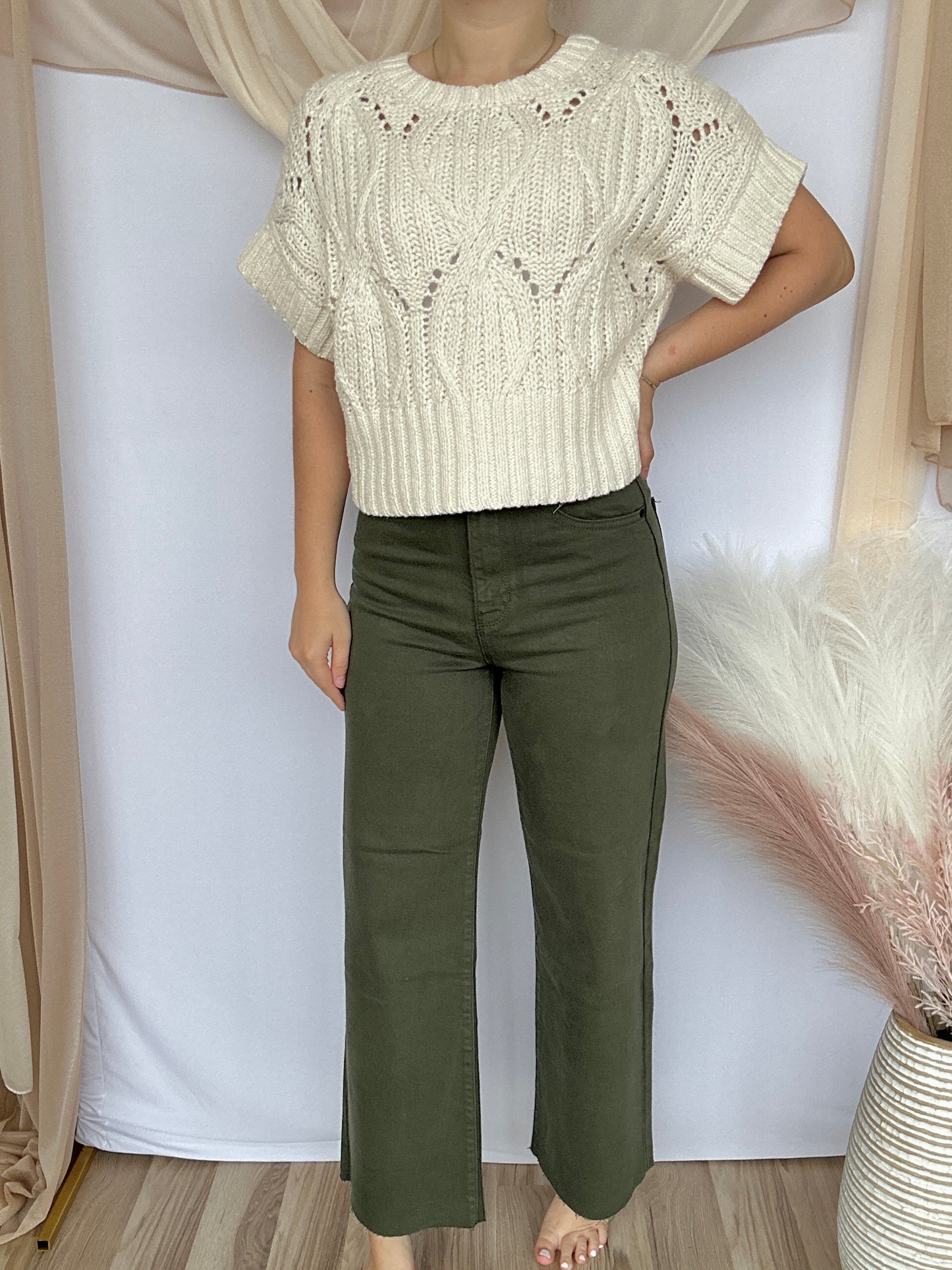 Ivy Scissor Cut Wide Leg