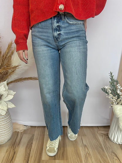 The Skyline Crop Jean