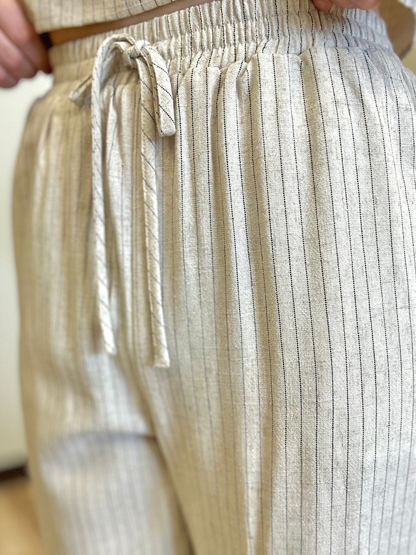 New Days Two Piece Linen Set
