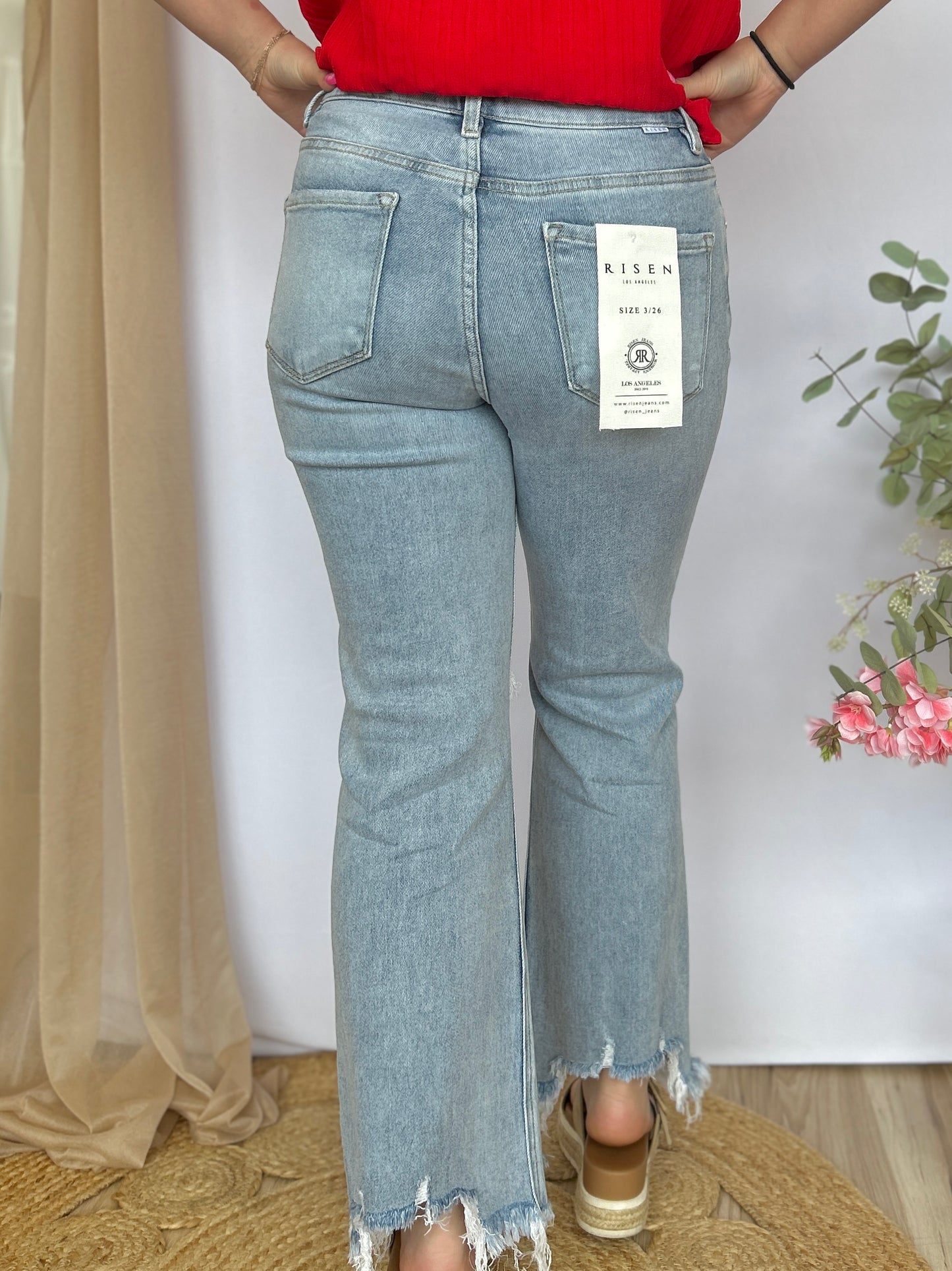 Reese High Rise Crop Jean