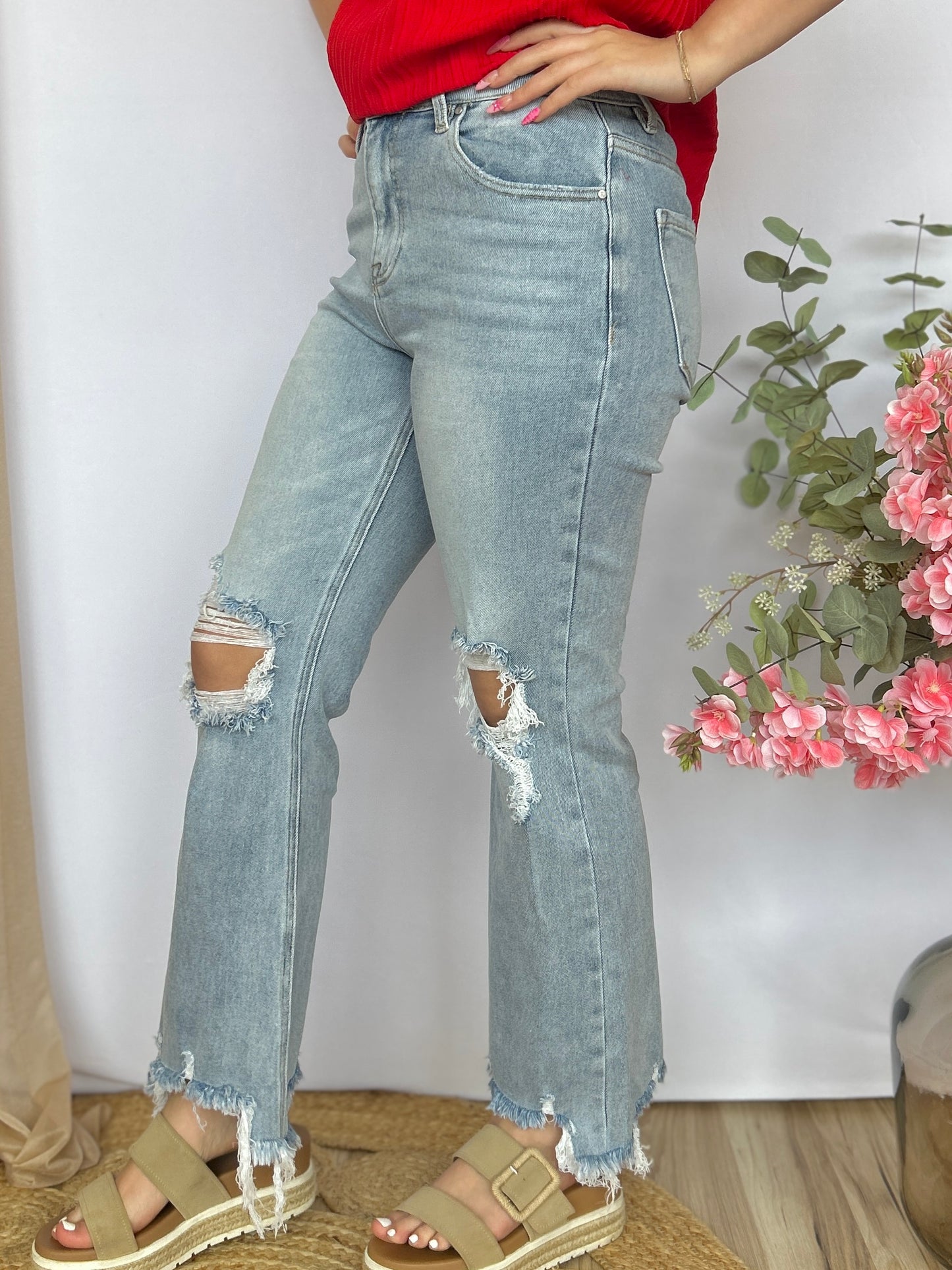 Reese High Rise Crop Jean