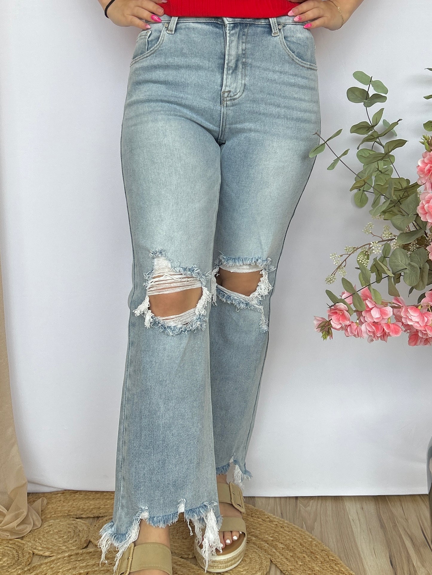 Reese High Rise Crop Jean
