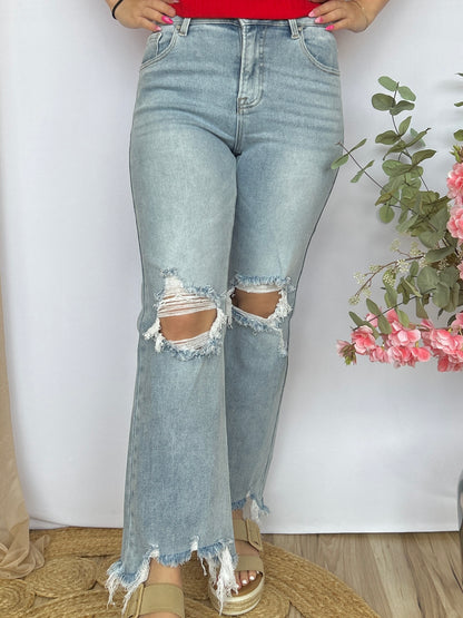 Reese High Rise Crop Jean