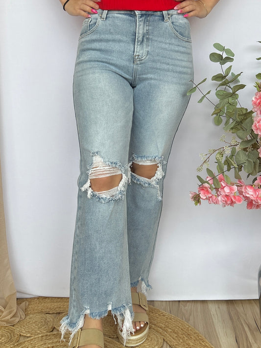 Reese High Rise Crop Jean
