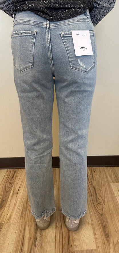 90’s BABE DISTRESSED STRAIGHT JEANS