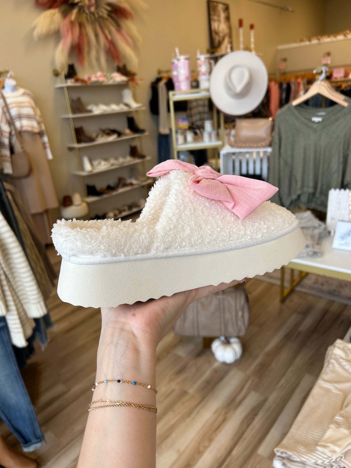 IMANI BOW SLIPPERS