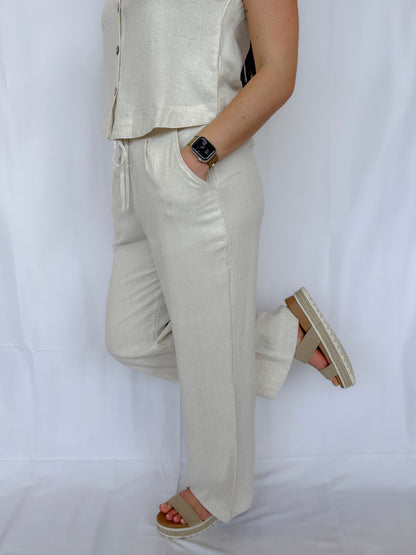 Driftwood Linen Pants