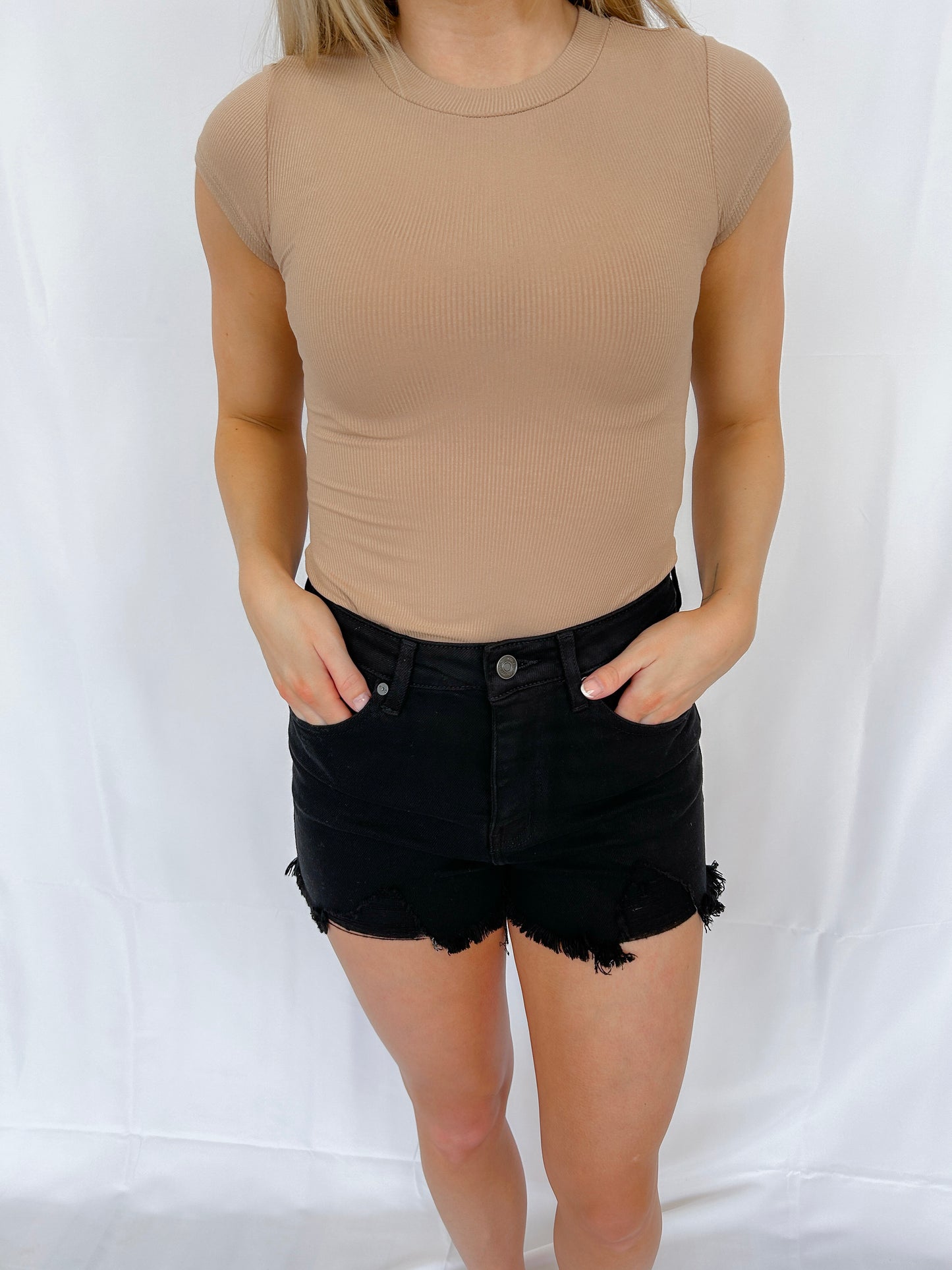 Midnight Edge High Rise Shorts