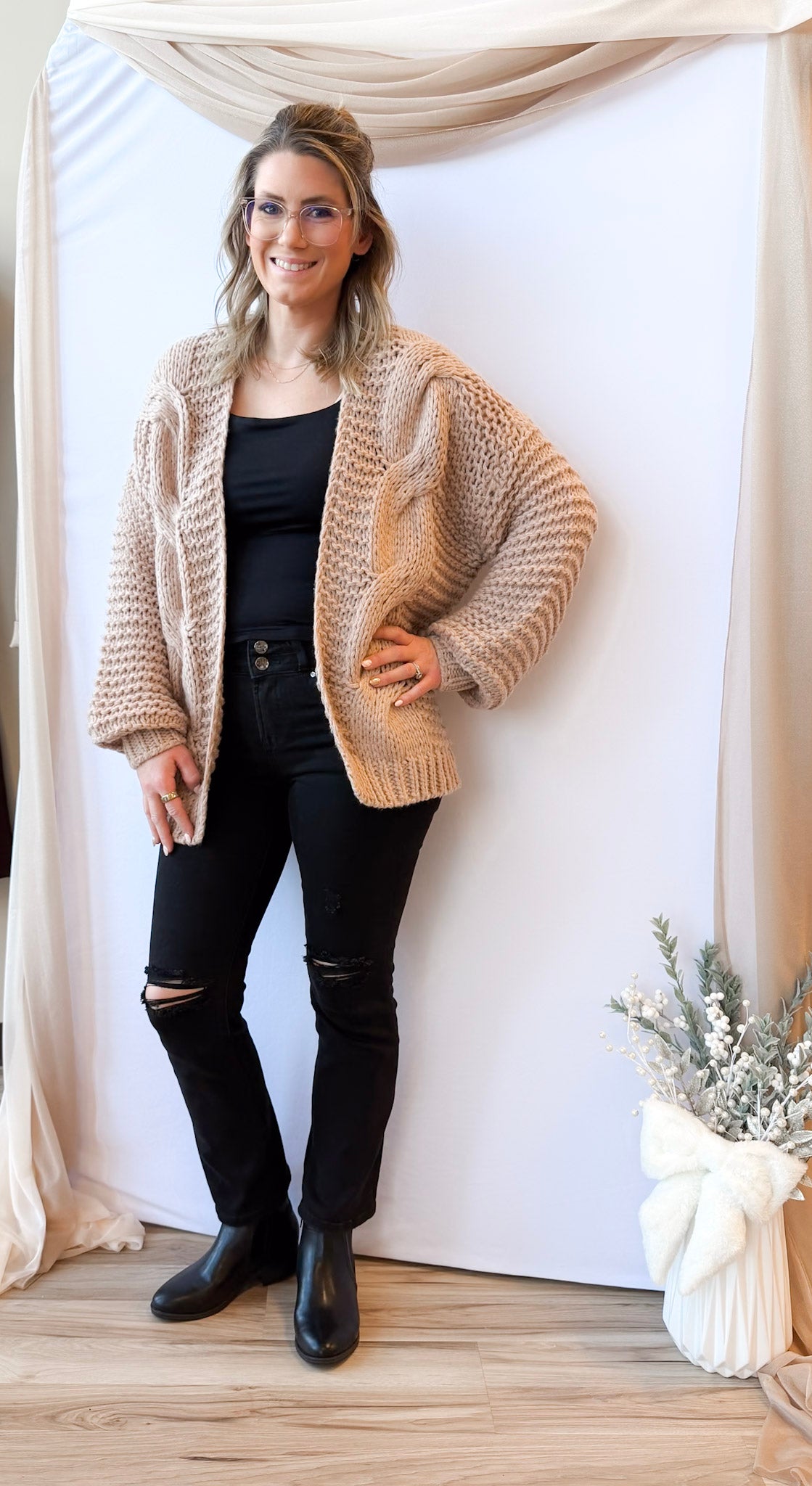 The Braided Haven Cardigan