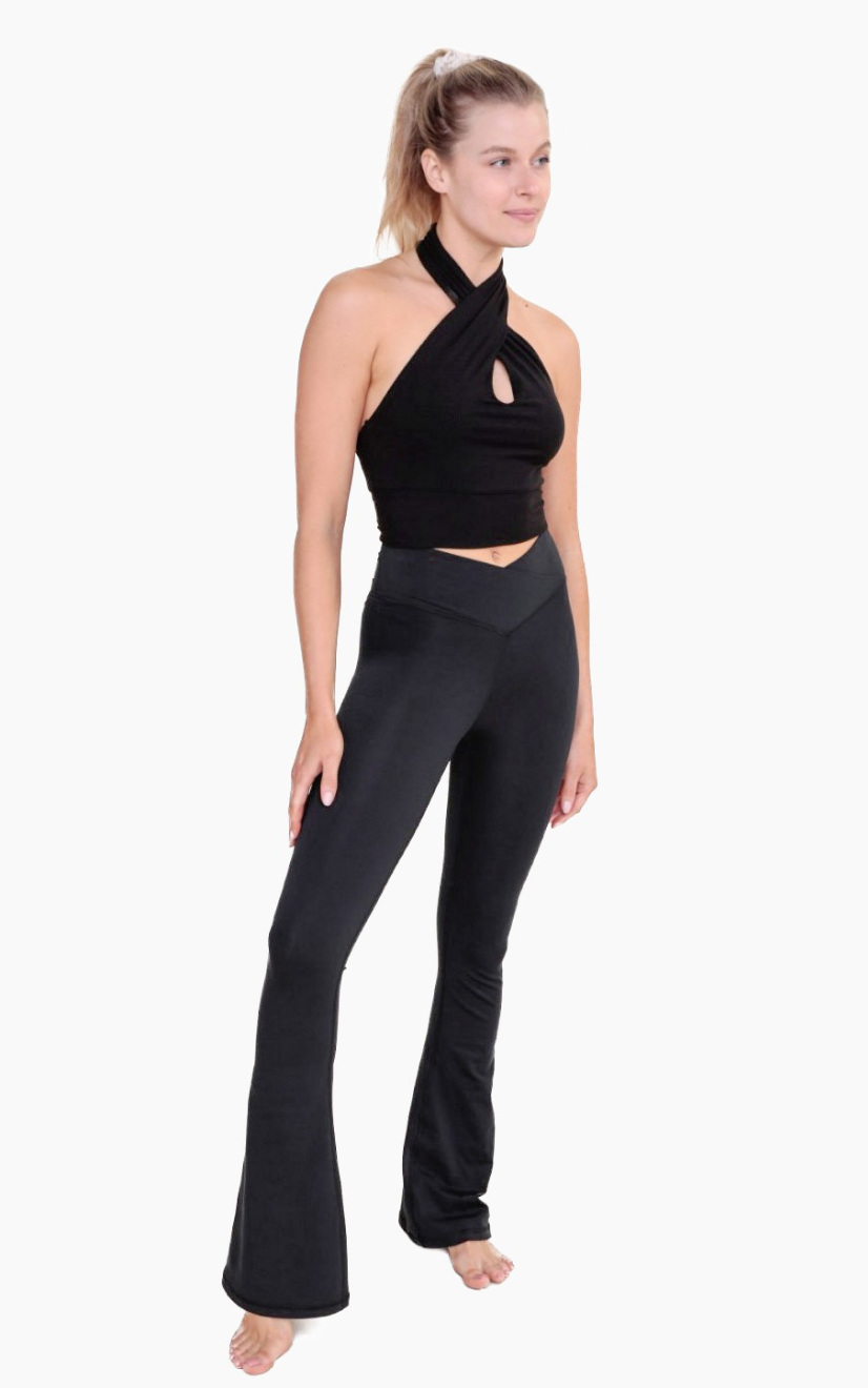 Venice Crossover Waist Yoga Pants
