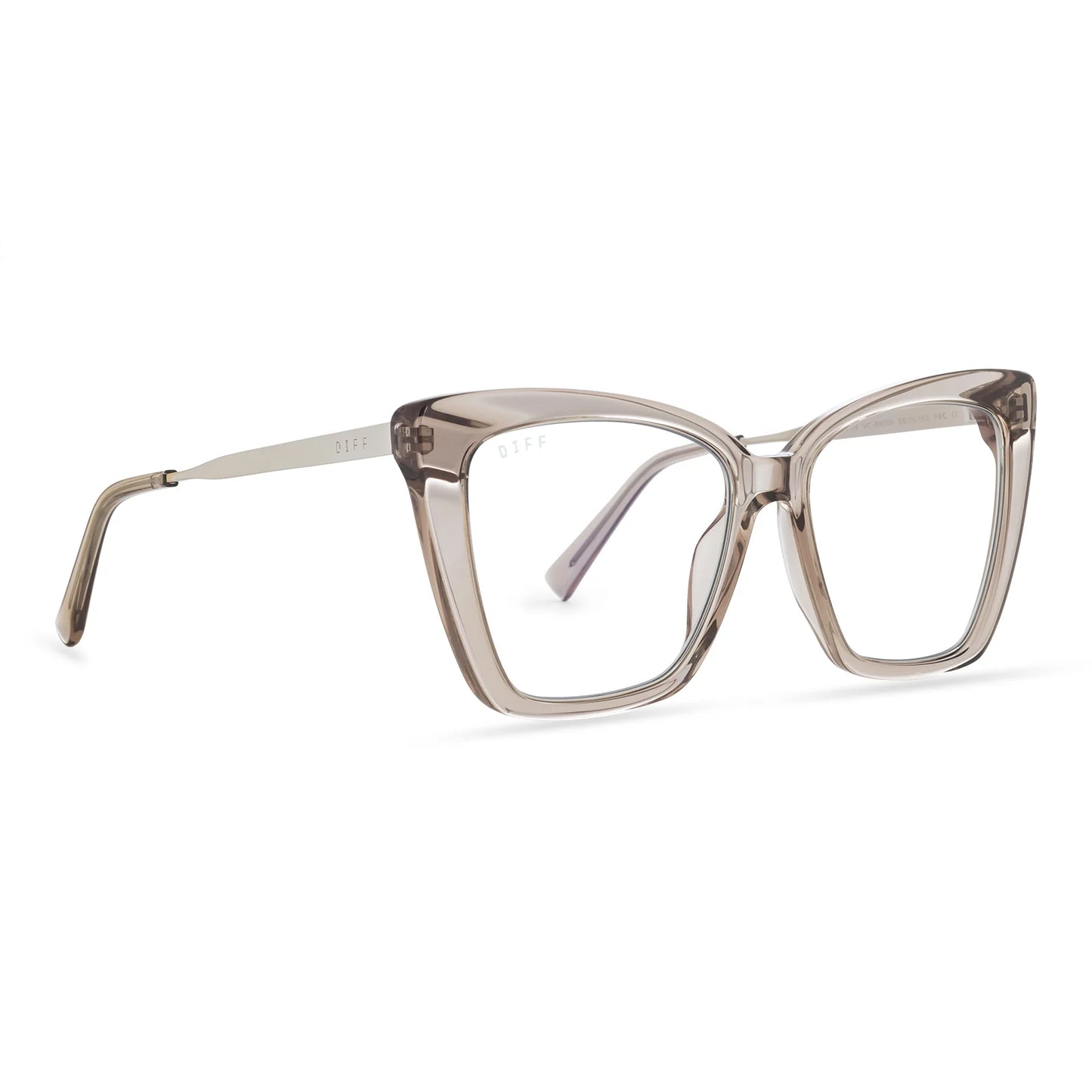 Becky IV - vintage crystal blue light technology glasses