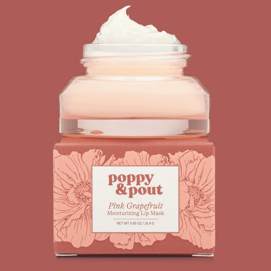 Poppy & Pout - Lip Mask, Original, Pink Grapefruit