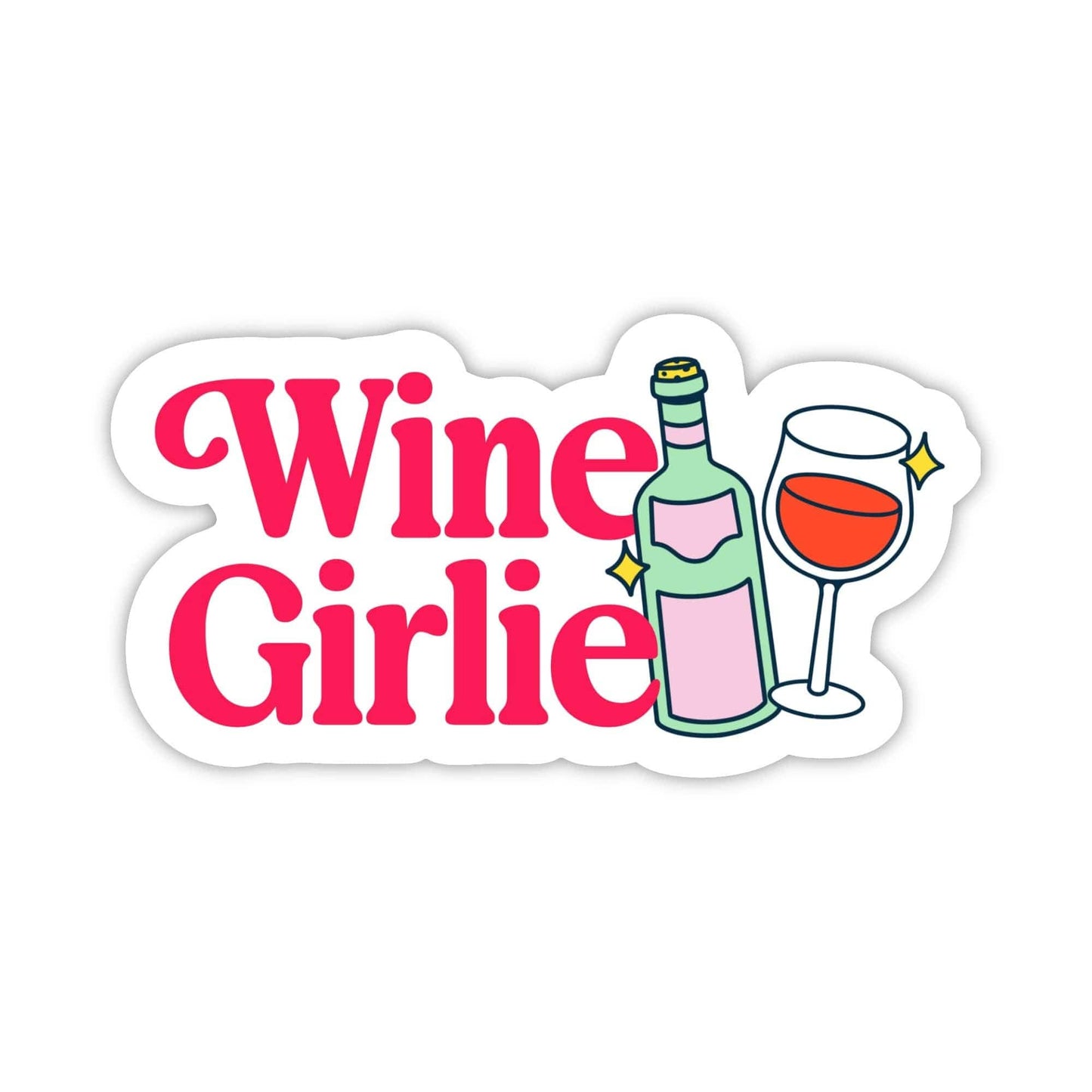 Big Moods - Wine Girlie Sticker