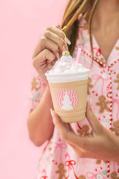 Coffee Drink Christmas Ornament - Frappe all the we way