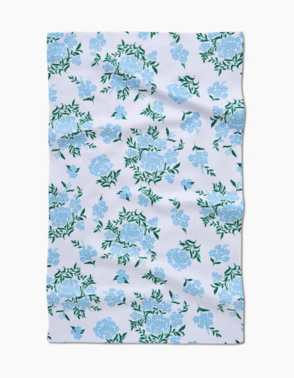 Geometry - Plumbago Tea Towel