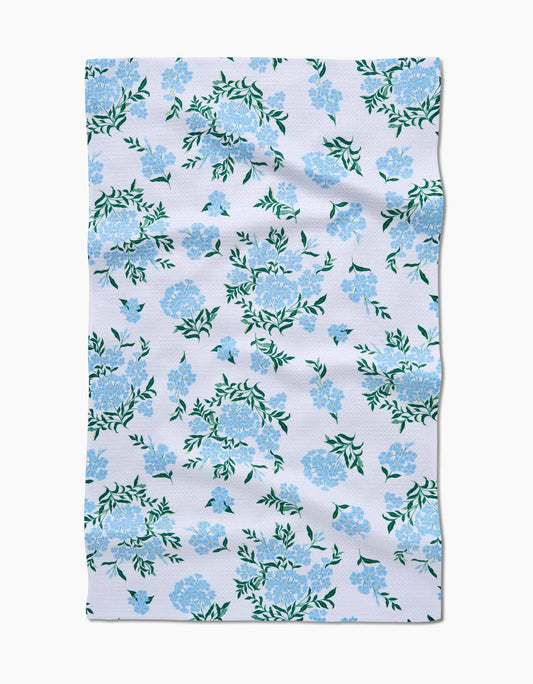 Geometry - Plumbago Tea Towel