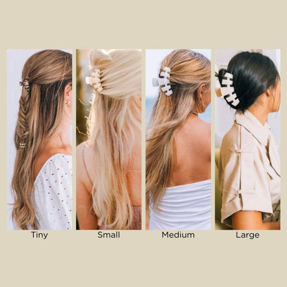 TELETIES - Classic Hair Clip | Tiny | Tortoise