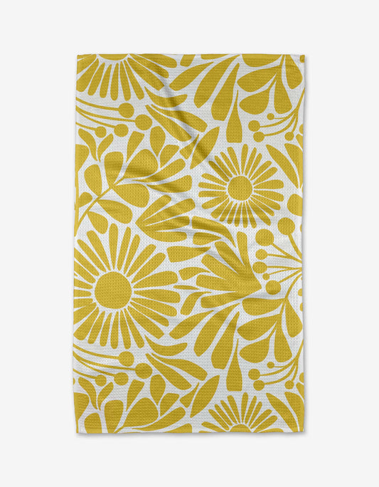 Sunlit Blooms Tea Towel- Geometry
