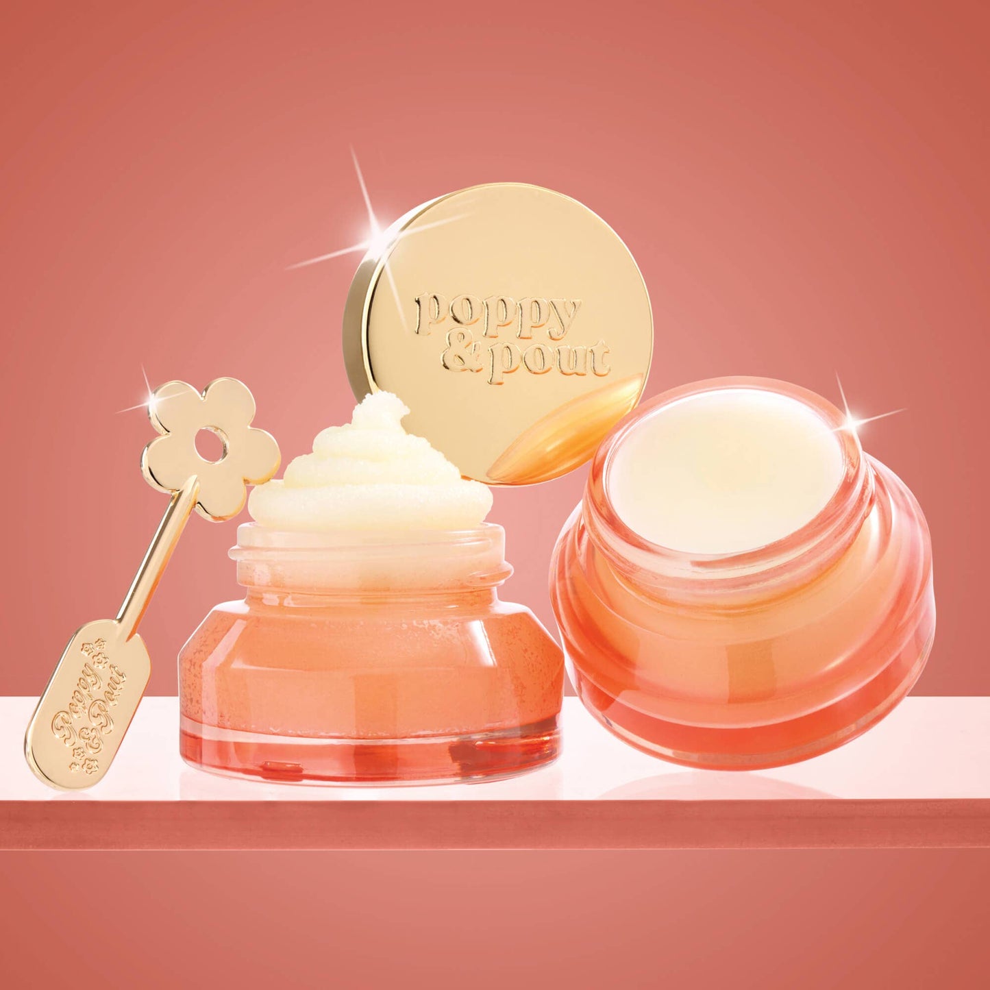Poppy & Pout - Lip Care Trio, Pomegranate Peach
