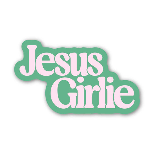 Big Moods - Jesus Girlie Faith Sticker