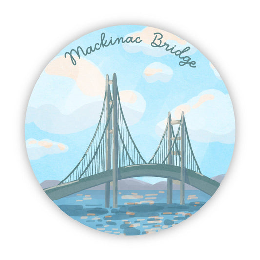 Big Moods - "Mackinac Bridge" Michigan Sticker