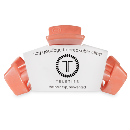 TELETIES - Classic Hair Clip | Large | Dreamsicle